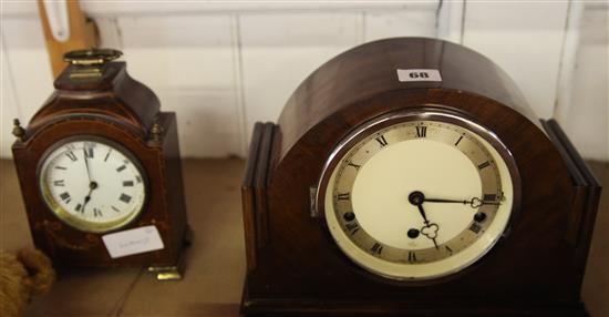 Inlaid time piece & mantel clock